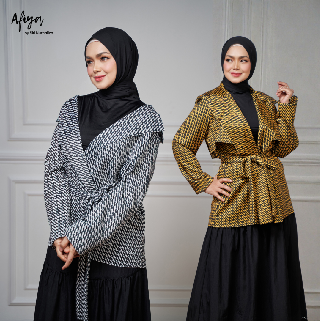 Tahani Monogram Cardigan White