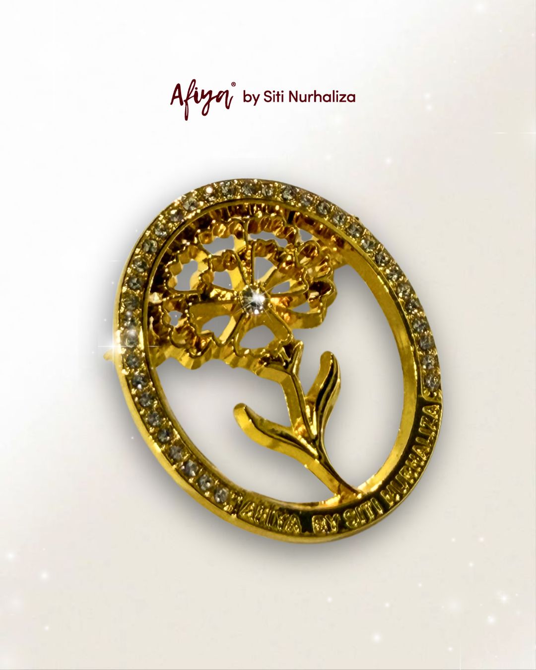 Exclusive 'Siti Nurhaliza's Favourite Flower' Brooch