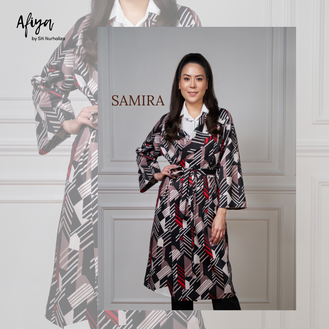 Nayla Printed Cardigan Samira