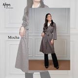 Tahani Monogram Cardigan Mocha